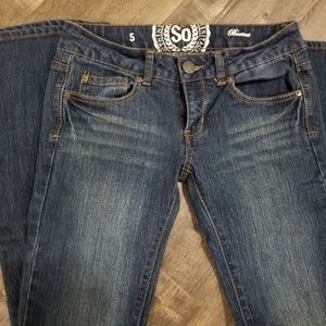 Junior SO boot cut jeans